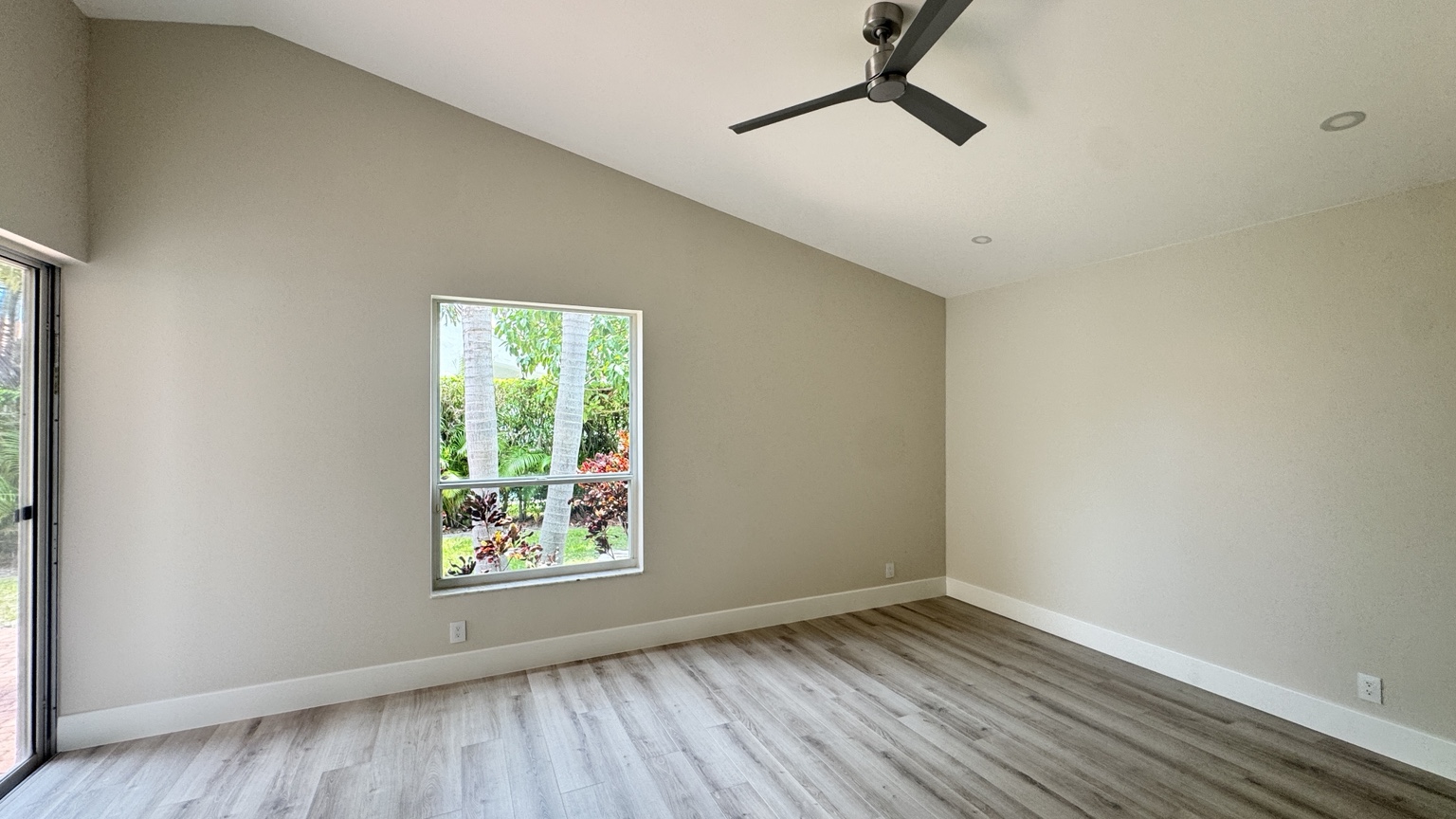 Bedroom after painting and finish work
