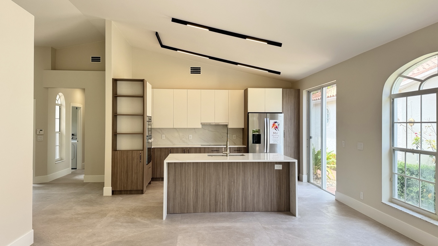 Main living area after painting and finish work